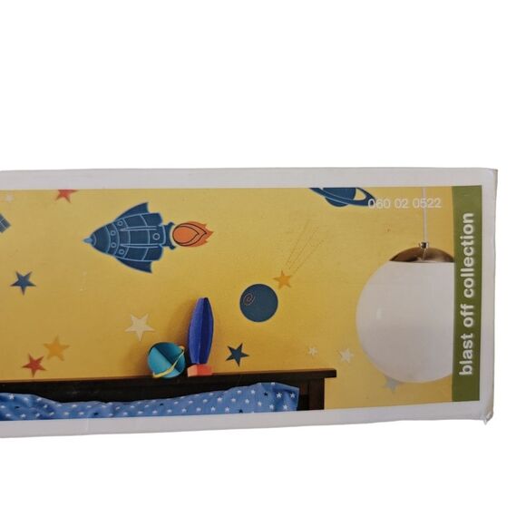 CIRCO Blast Off Collection Wall Decals Glow In The Dark NIP Rocket Planets Stars - Picture 5 of 7